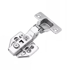 3D Adjustable Clip on Hydraulic Cabinet Hinge 35mm Cup Butterfly Plate